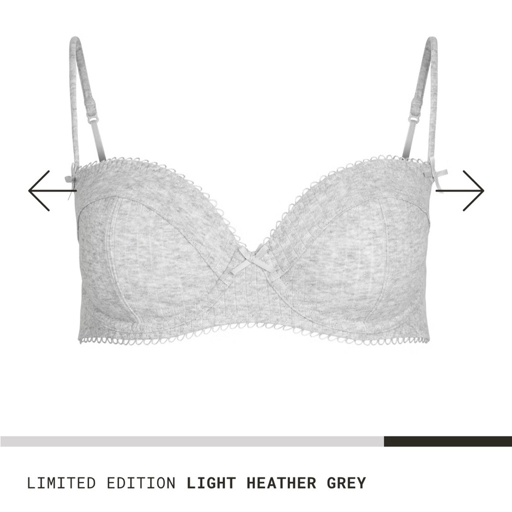 SKIMS Unlined Pointelle Balconette Bra